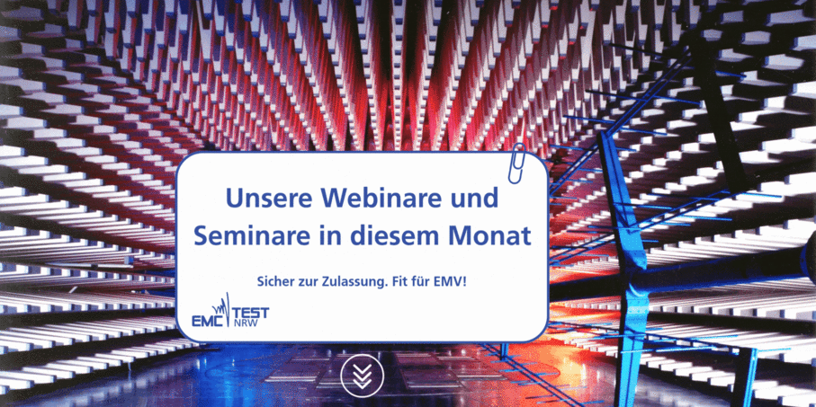 Aus unserem aktuellen EMV Webinar- und Seminarprogramm 2026