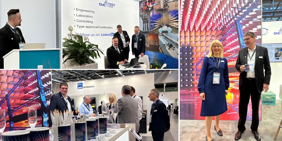 EMC Test bei der EMV Messe 2024 in Köln